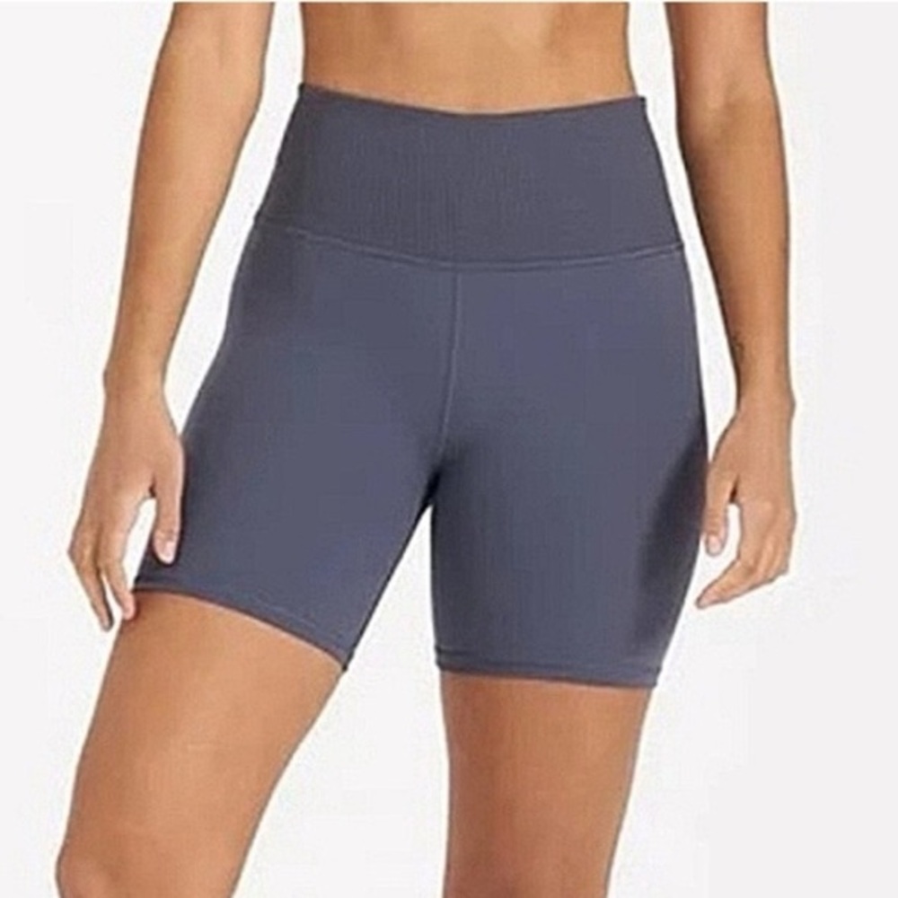 Vuori Ribbed Studio Shorts | Azure